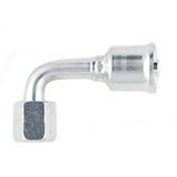 Female JIC 37 - Swivel - 90 Elbow - Short Drop - 26 Series Fittings